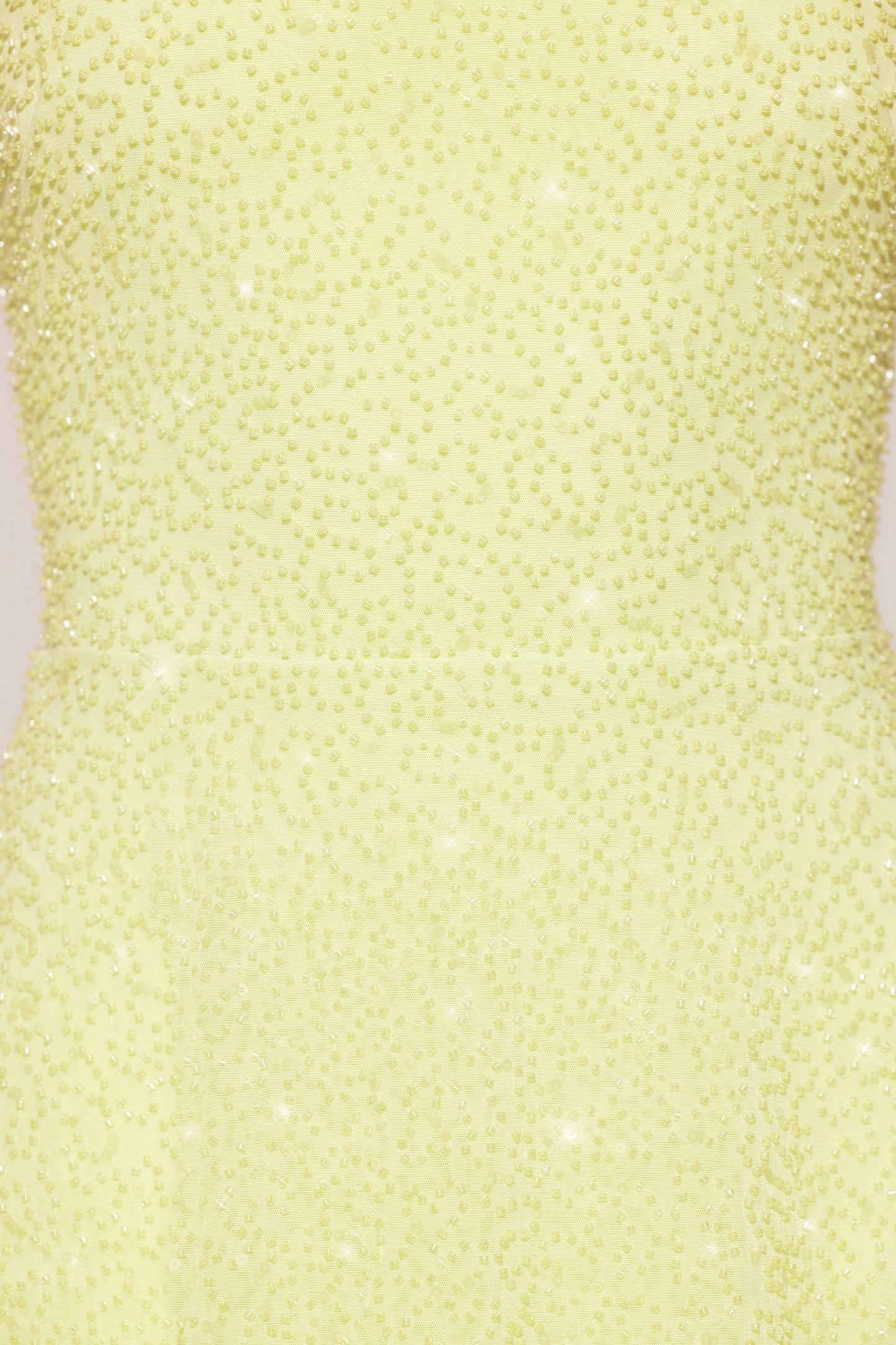 Embellished Multi Wear A-Line Mini Dress in Lime Green