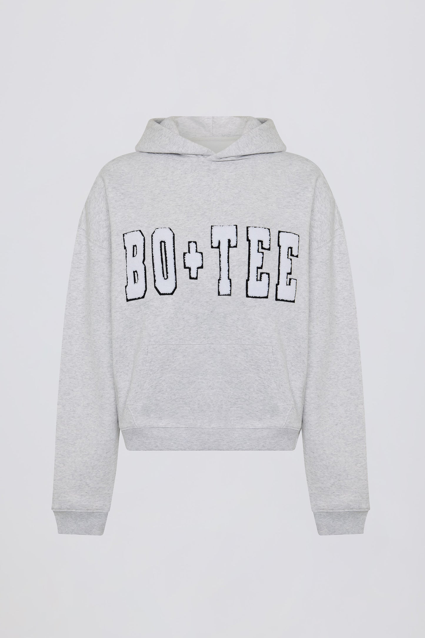 Acid Wash Oversized Hoodie in Heather Grey