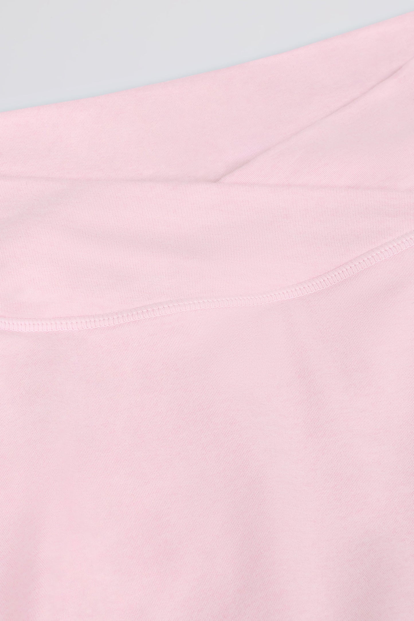 Crossover Mini Skort in Pale Pink Marl