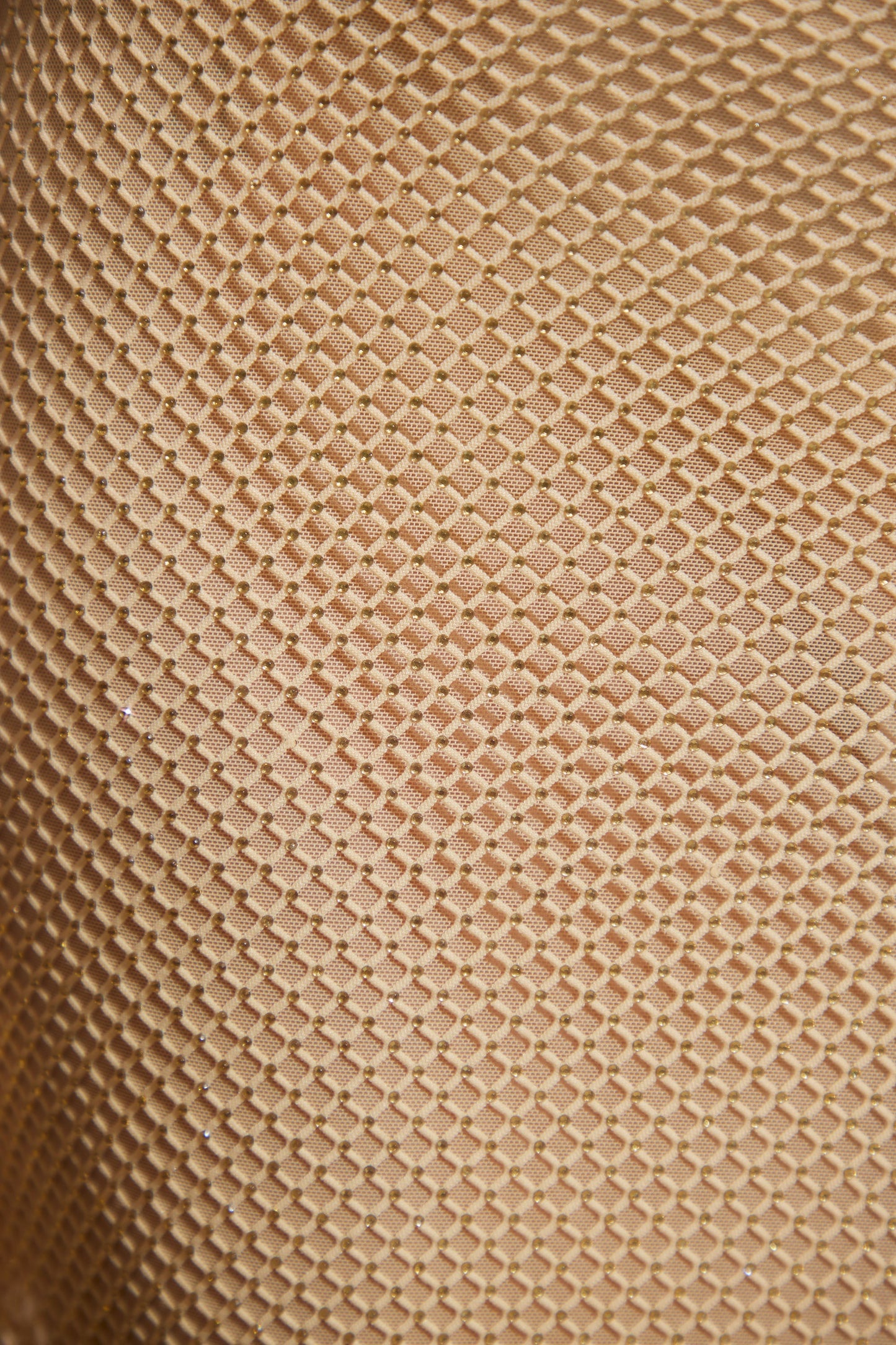 Embellished Strap Detail Mini Skirt in Gold