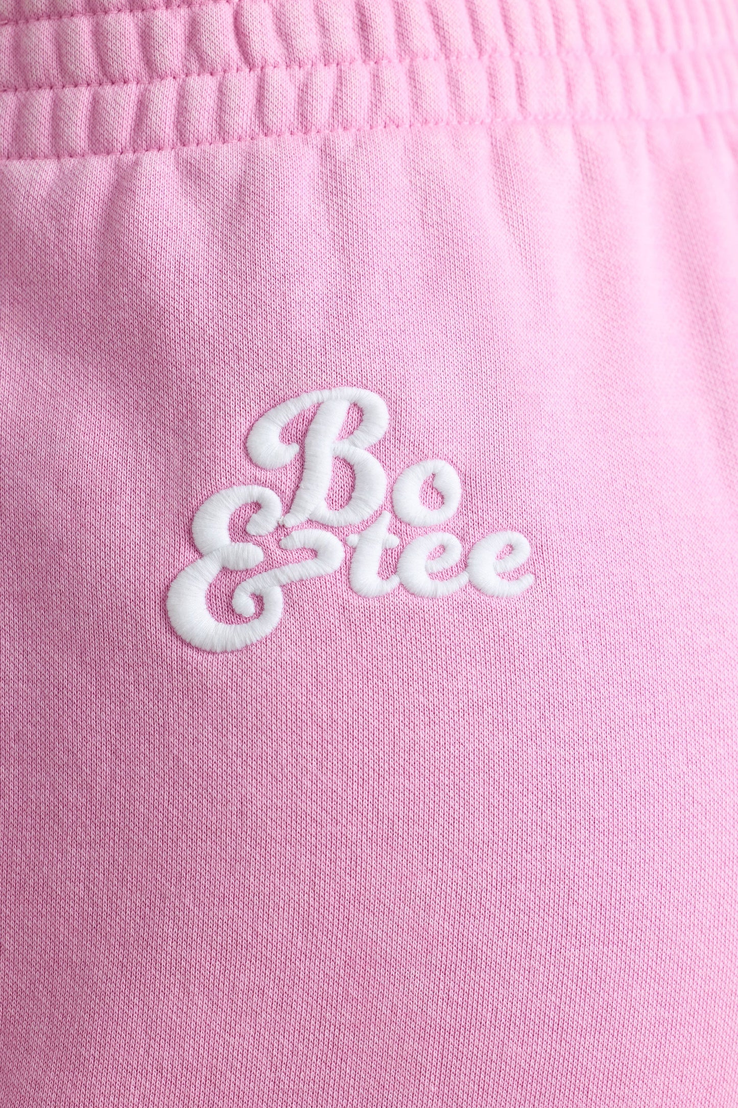 Brushed Jersey Oversized Joggers in Bubblegum Pink