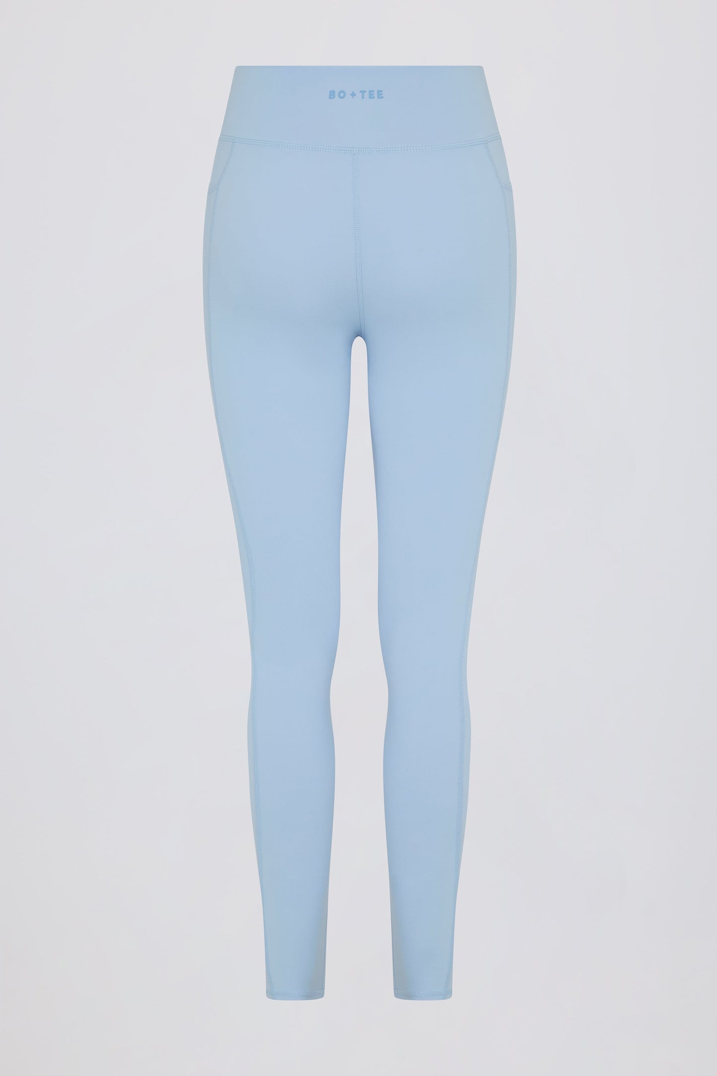 Full Length Leggings with Pockets in Sky